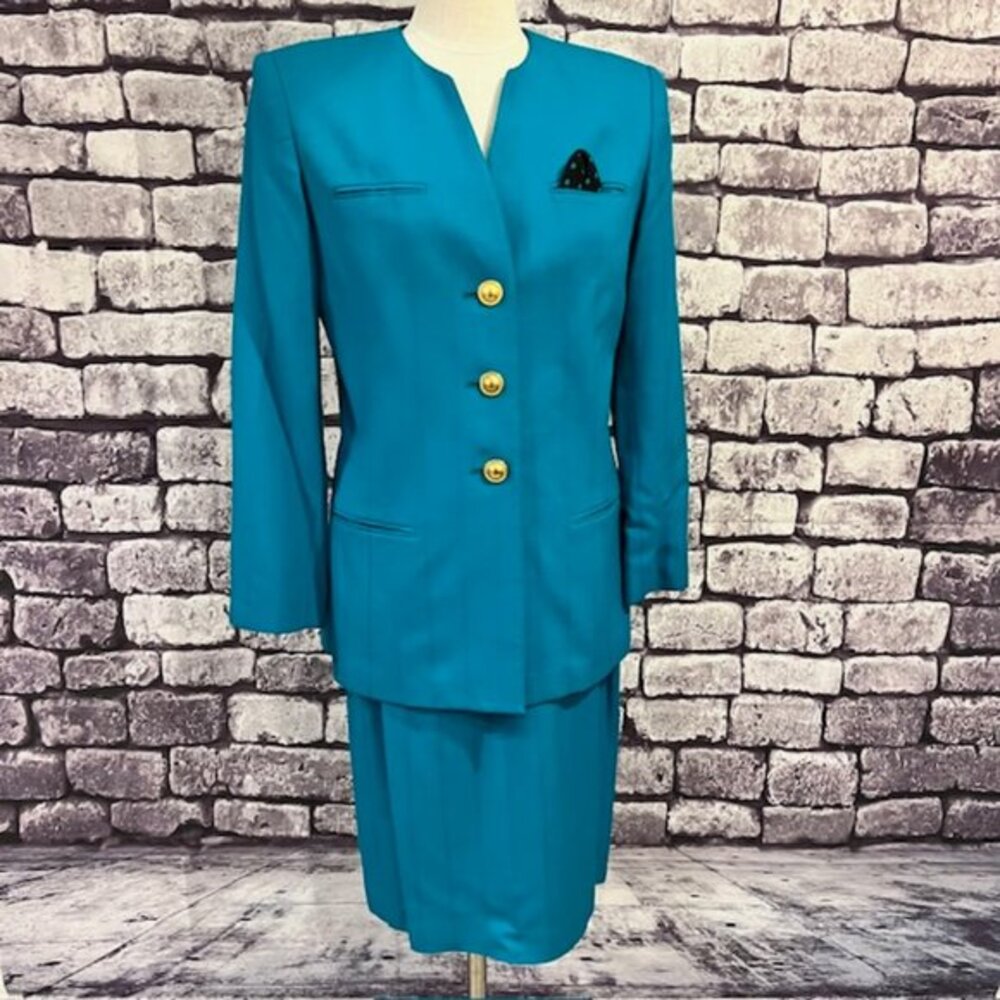 Stirling Cooper Vintage Green Suit Size 10